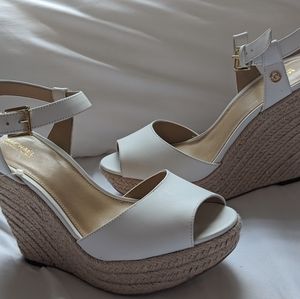 Michael by Michael Kors White Espadrilles